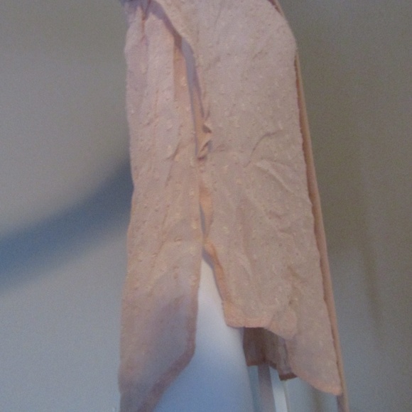 Kimchi Blue Top Blouse Pink Sz Small Long Sleeve - Picture 7 of 7